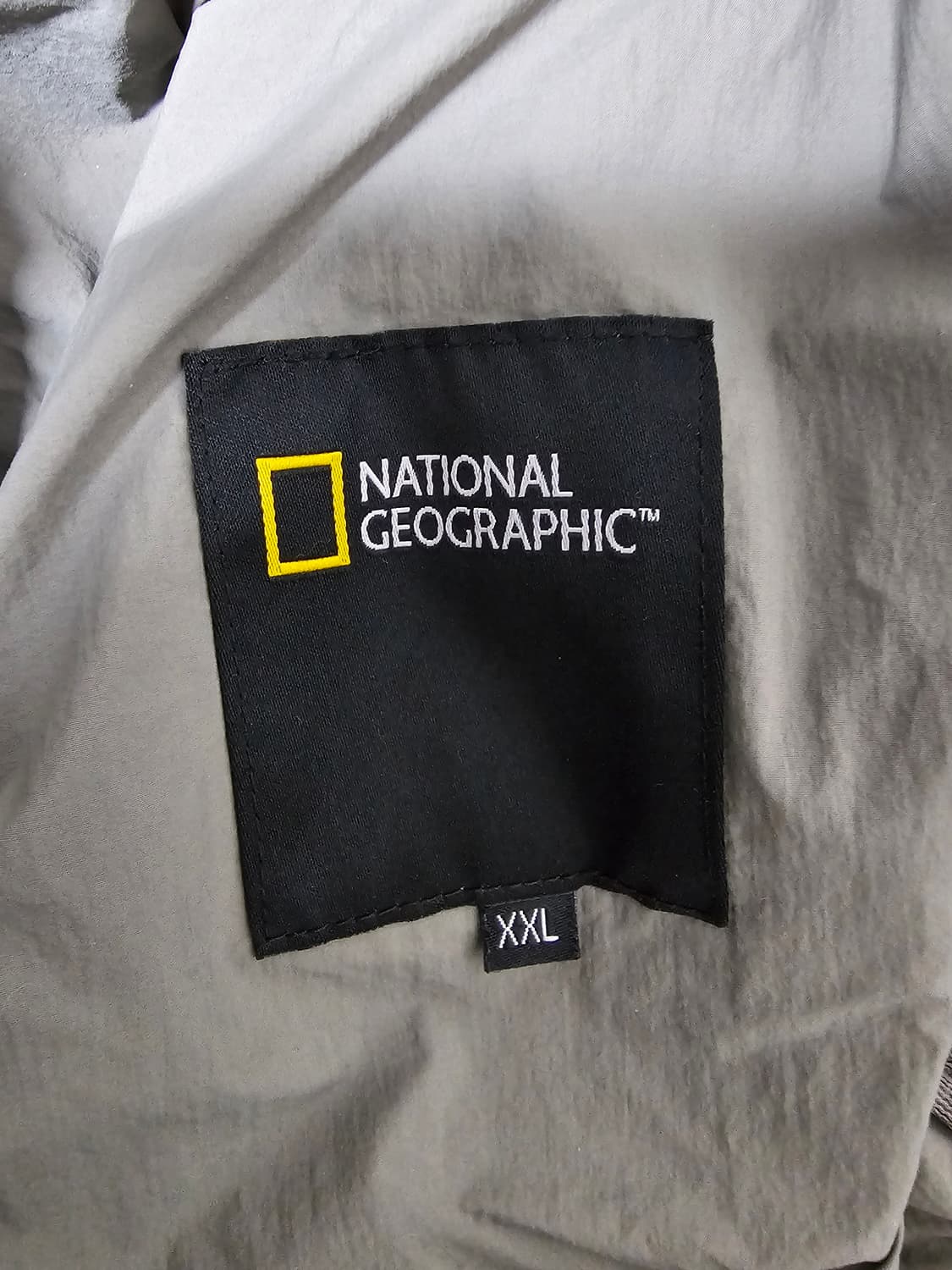 내셔널지오그래픽 후드 바람막이 그레이 2XL 상품이미지3