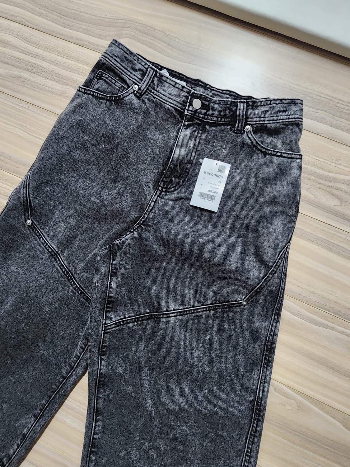 에잇세컨즈스톤워싱절개데님팬츠청바지 상품이미지2