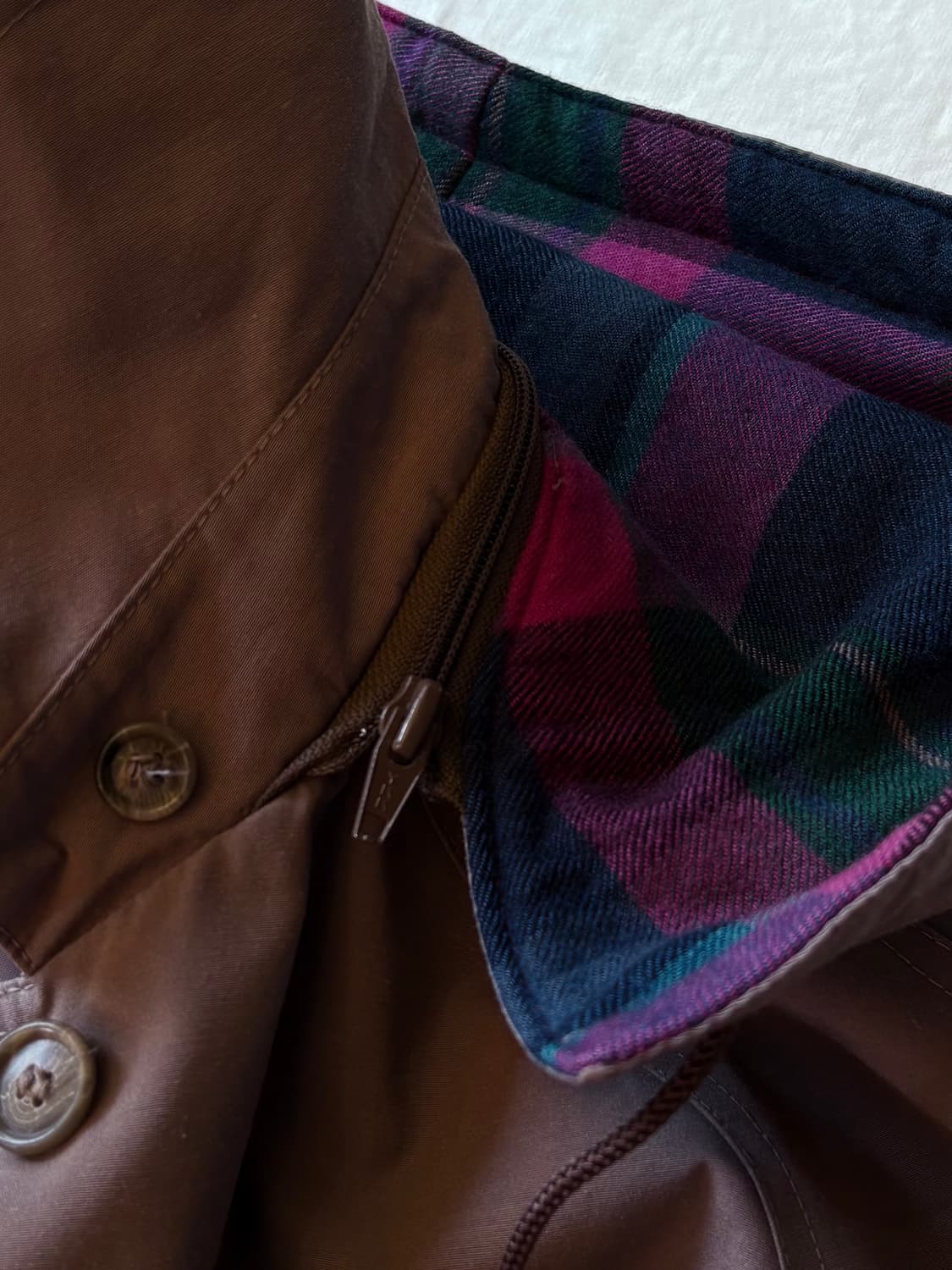 (55반-66반) 80s USA 에디바우어 후디드 발마칸 코트 상품이미지7