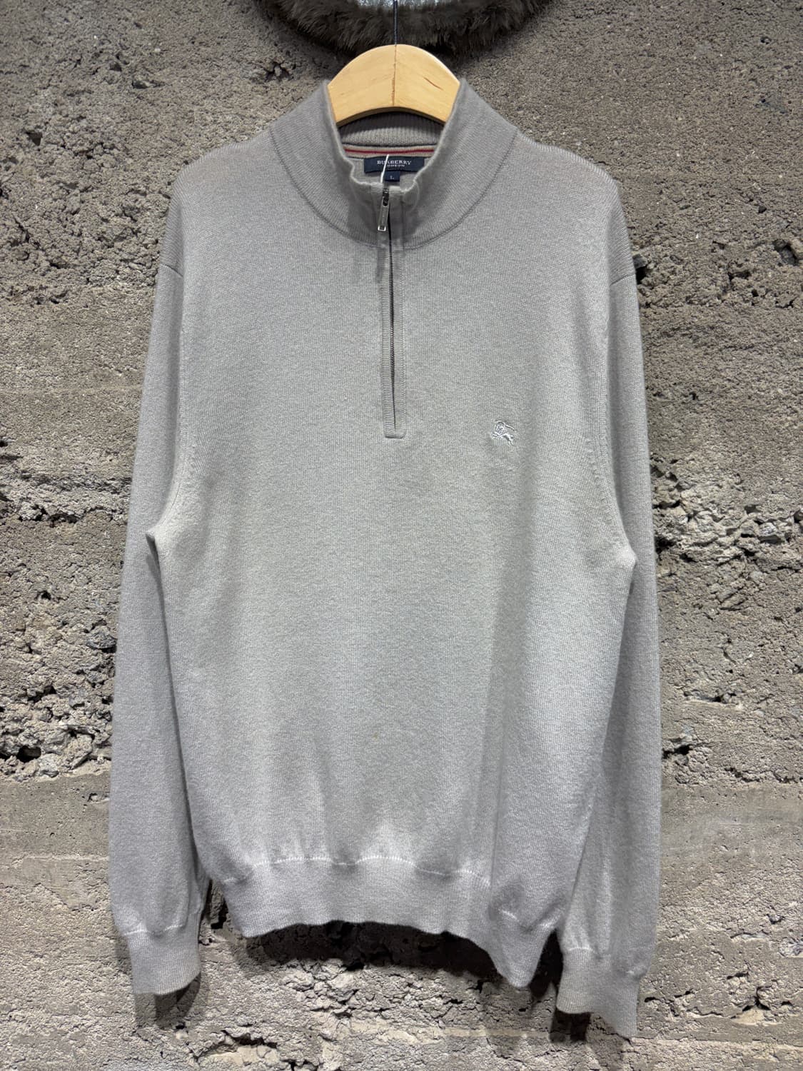 BURBERRY LONDON 캐시미어 집업 니트 상품이미지1