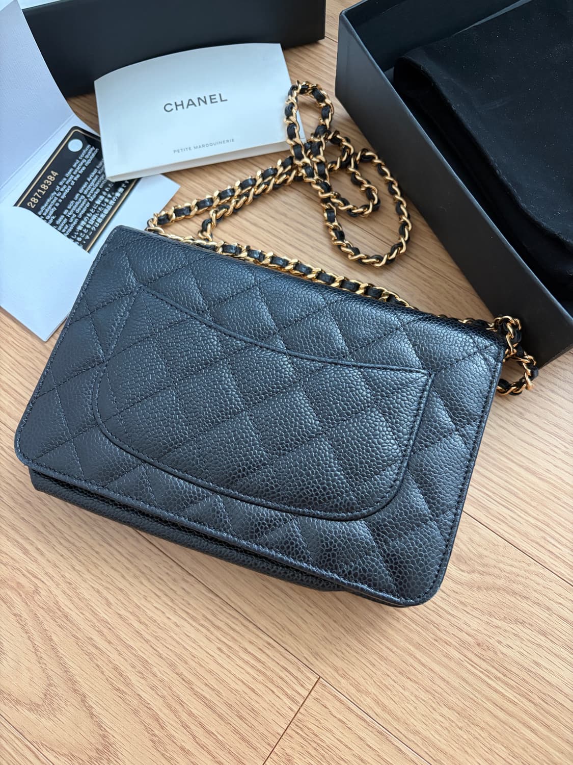 샤넬 woc 캐비어 금장 상품이미지5