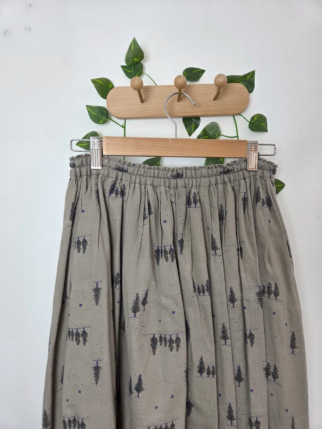 sm2 코지 패턴 롱스커트 상품이미지5