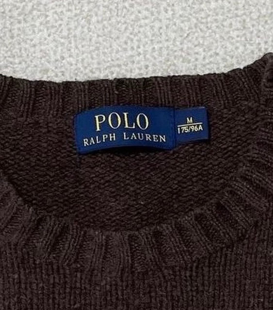 폴로 브라운 니트 M 상품이미지3
