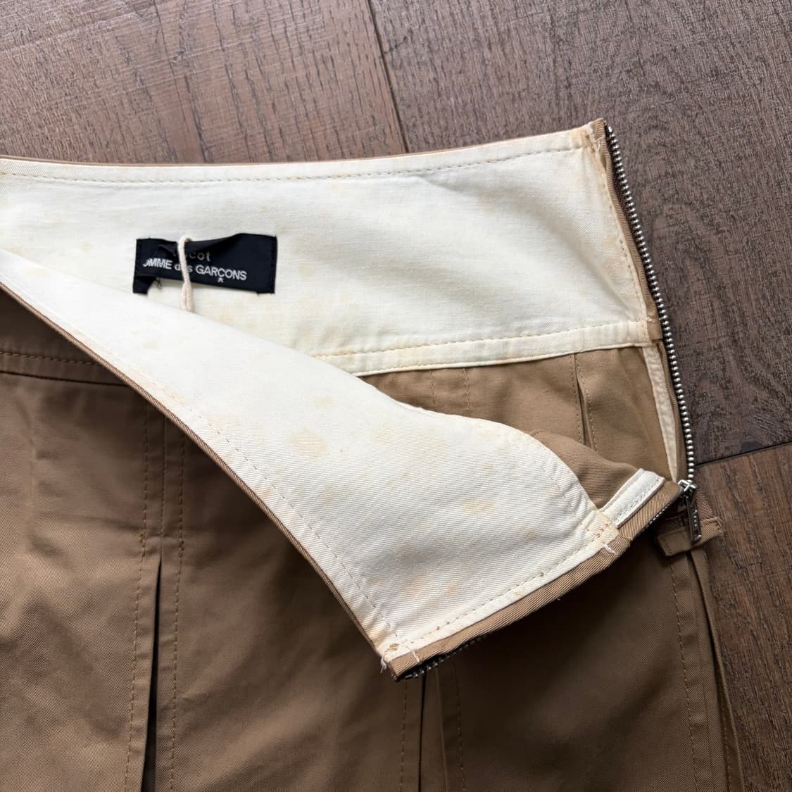 Zipper Detail Pleats Skirt 상품이미지6