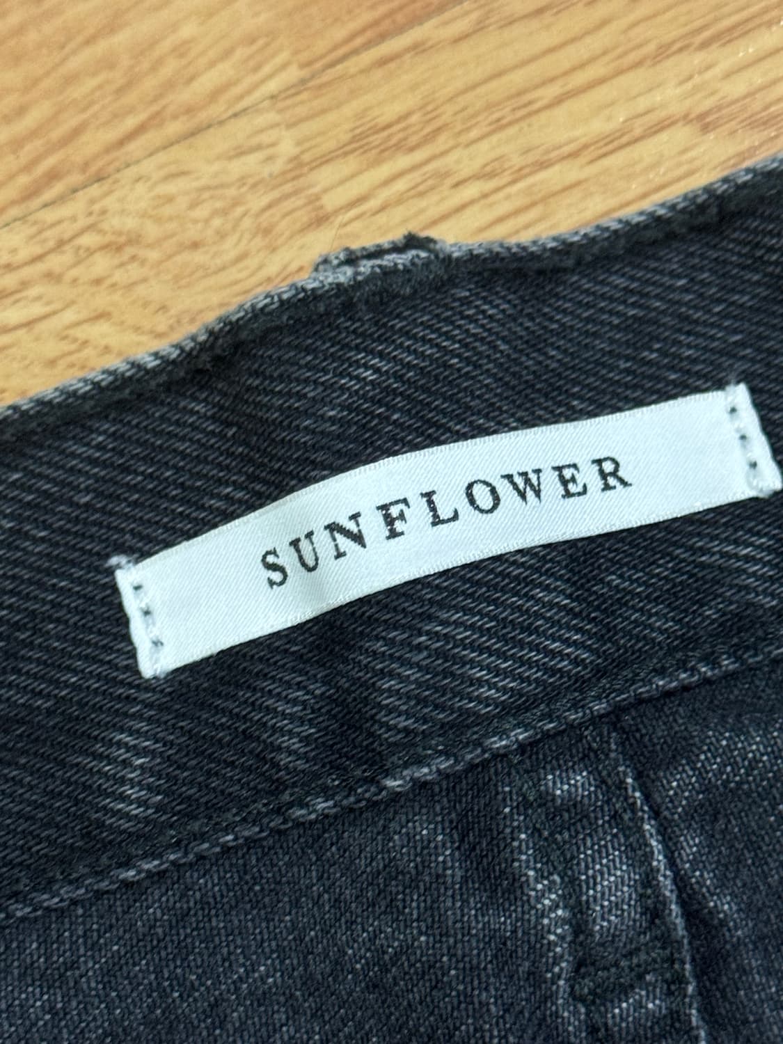 선플라워 와이드 트위스트 데님 31 상품이미지3