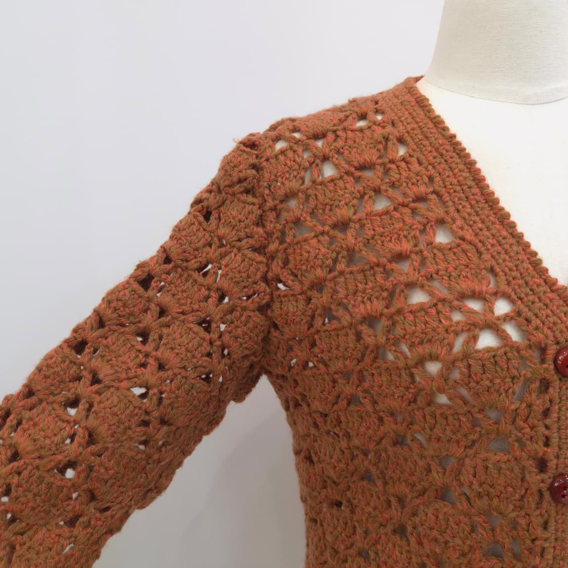 핸드메이드 크로셰 니트 롱 가디건 상품이미지6