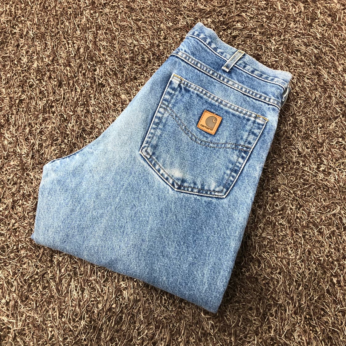 칼하트 워싱 데님 팬츠 상품이미지1