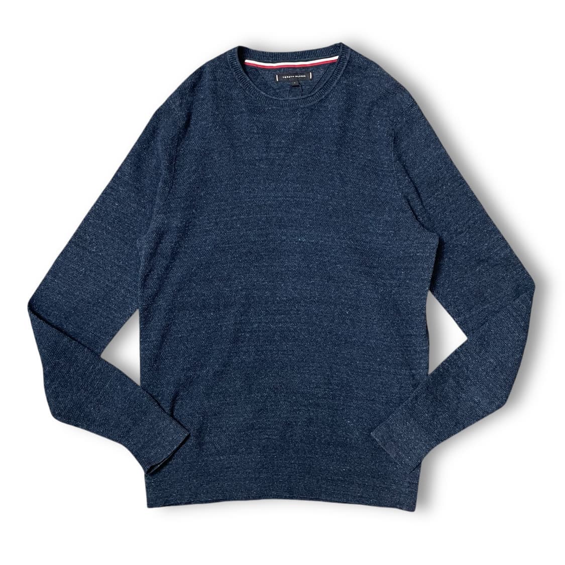 타미힐피거 네이비 라운드 니트 L 상품이미지1