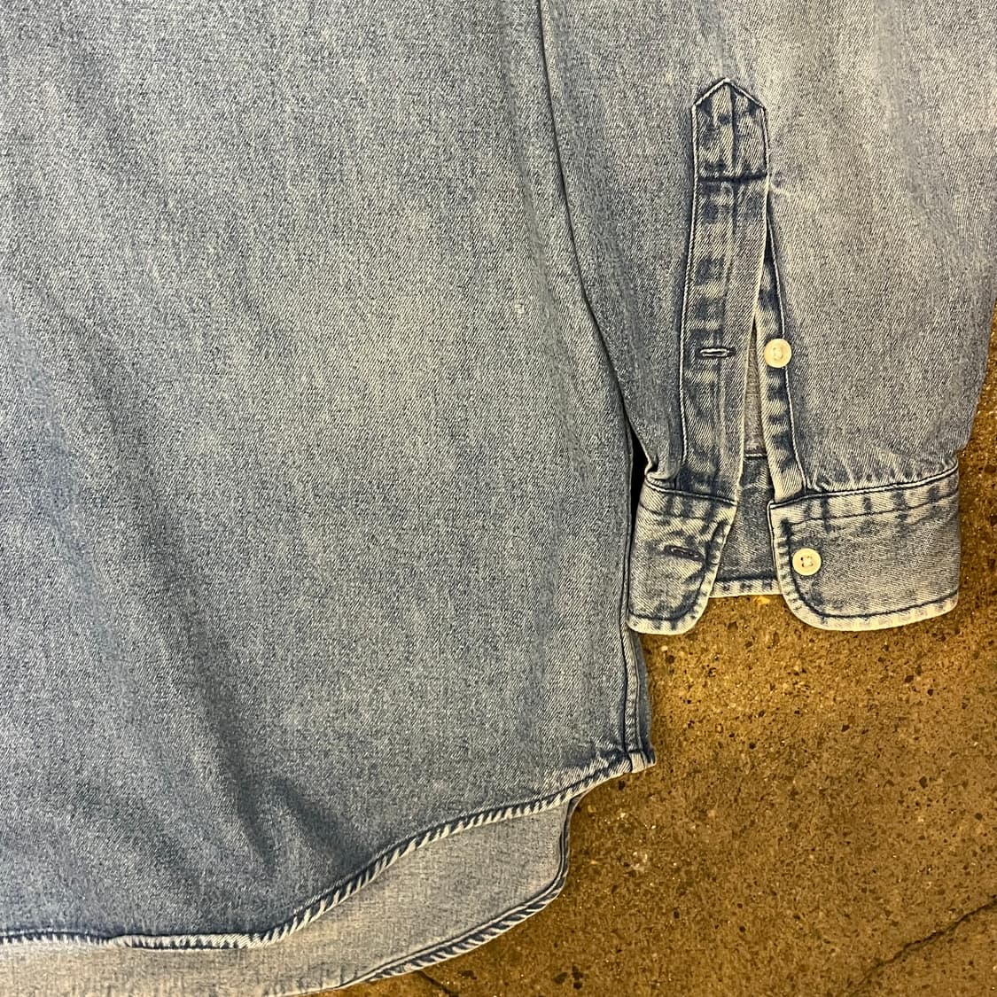 미국 빈티지 폴로 랄프로렌 데님 셔츠 남방 상품이미지7