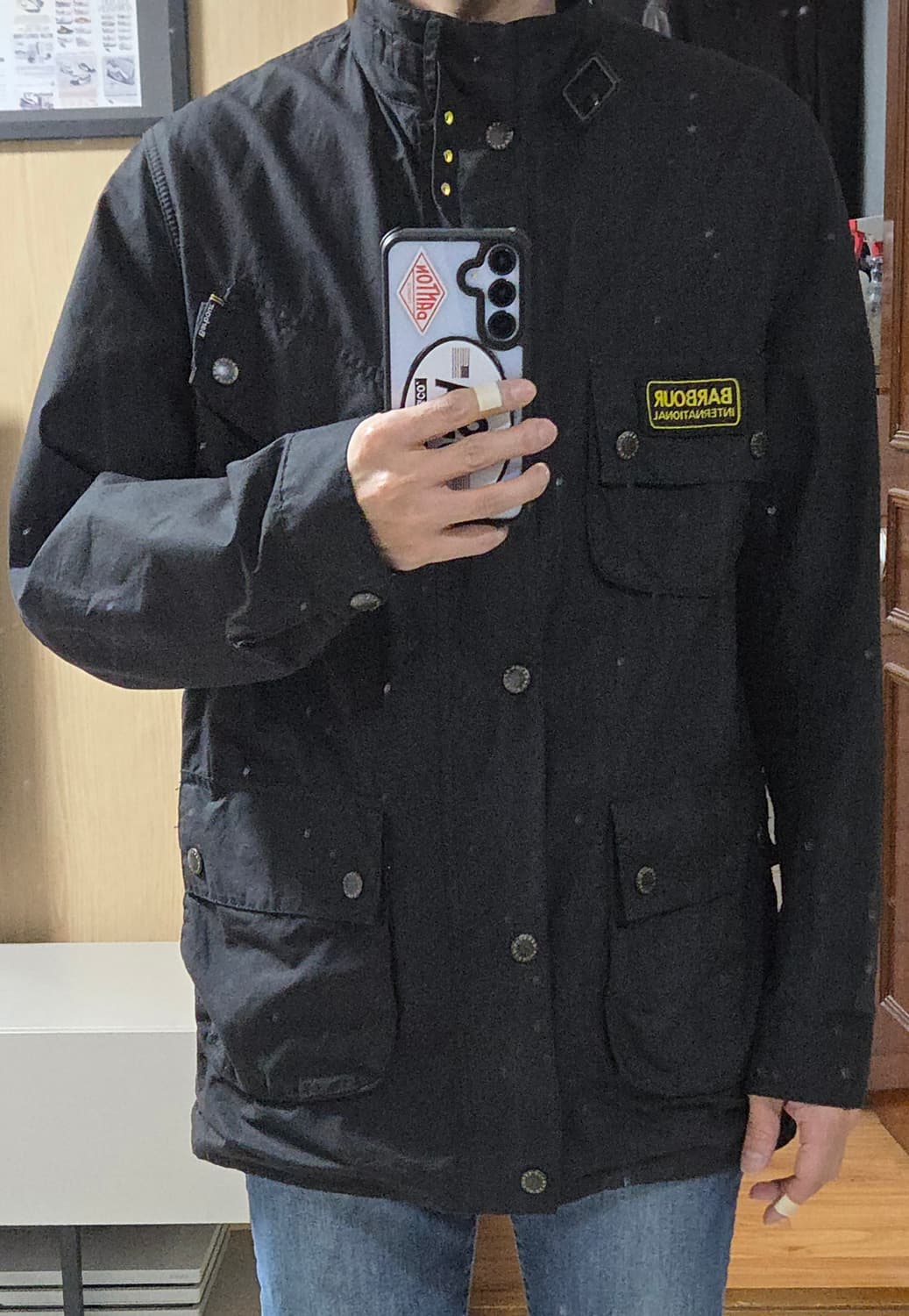 (착샷) 바버 인터네셔널 슬림 barbour 상품이미지8