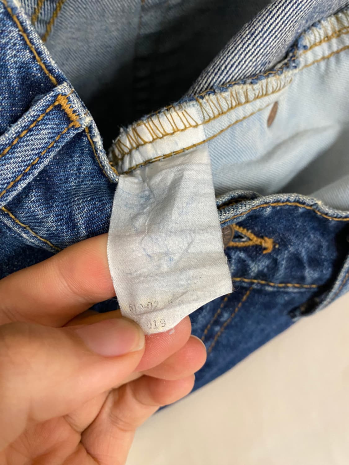 90's LEVI'S used look denim pants 리바이스 상품이미지10