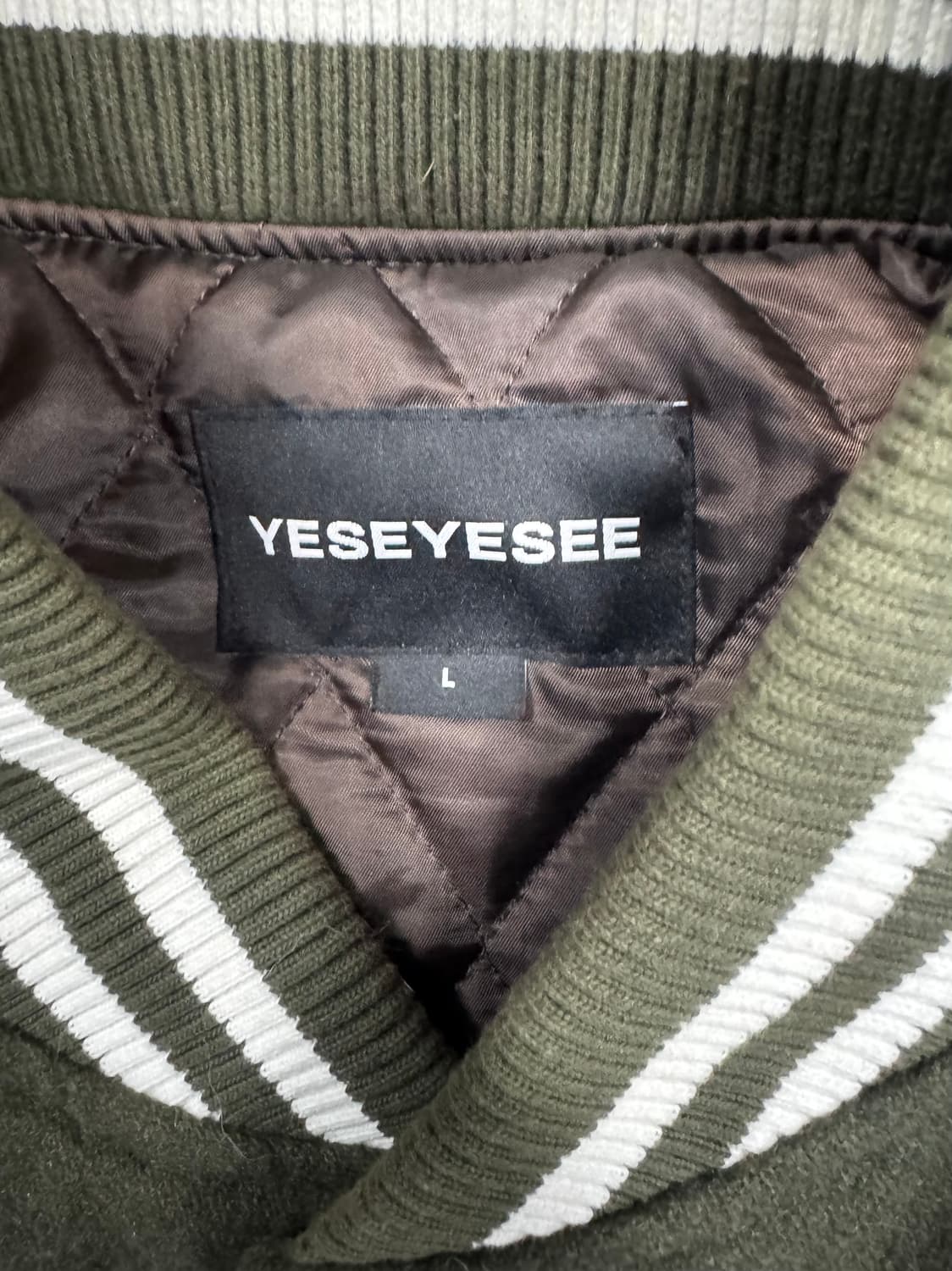 예스아이씨 바시티 레더 배색(L) 상품이미지3