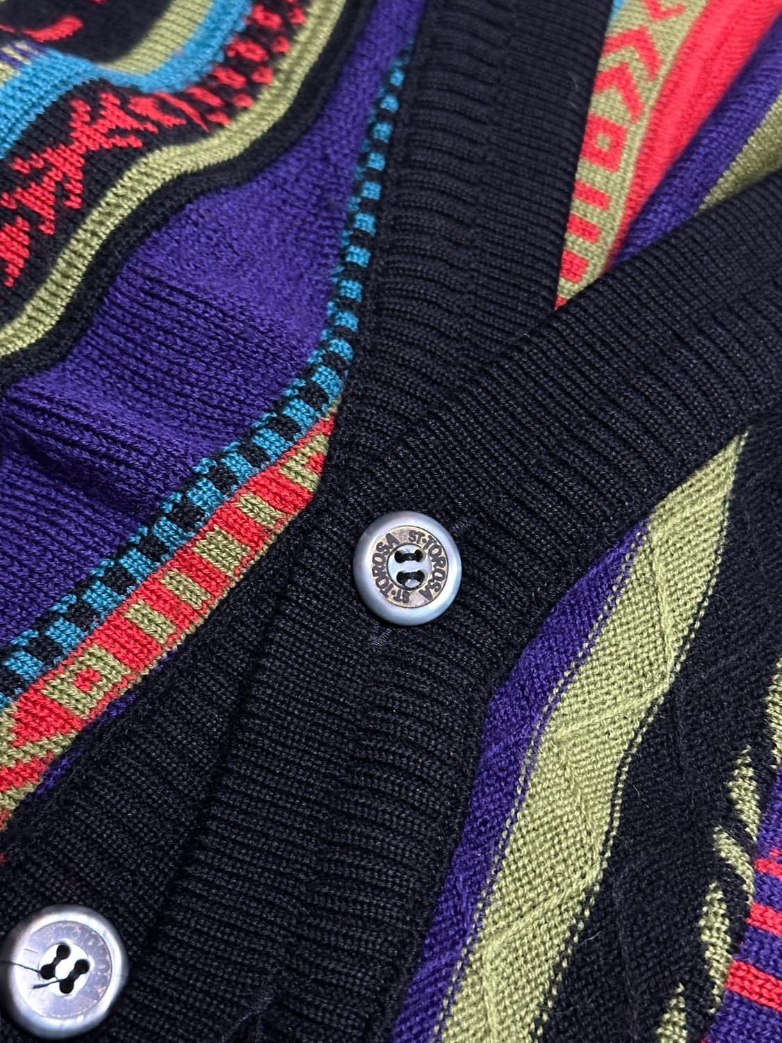 빈티지 100% 울 가디건 L~XL 상품이미지5