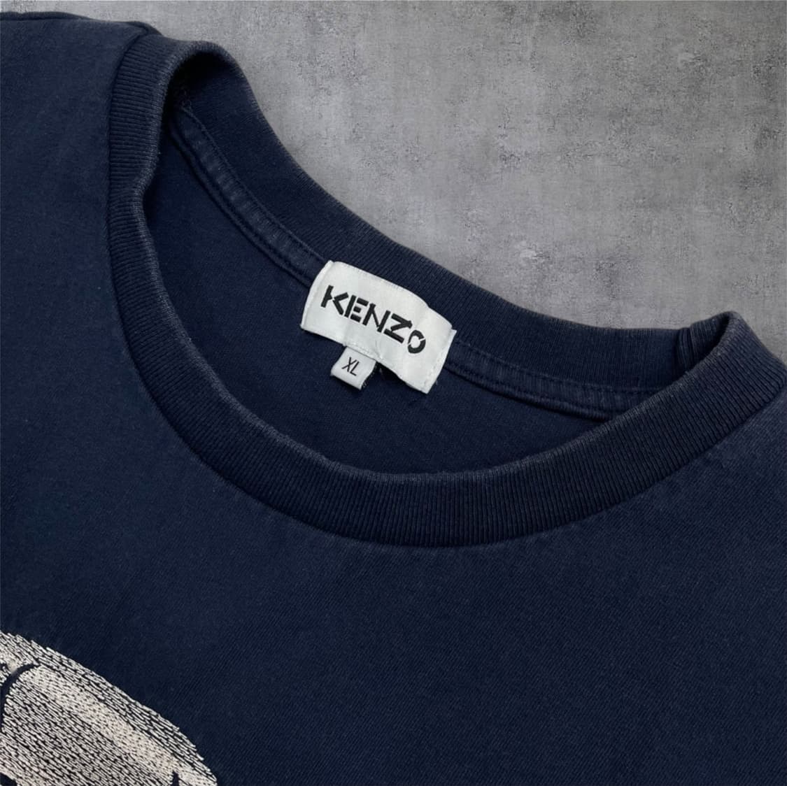 겐조 Kenzo 네이비 타이거 자수 반팔 티셔츠 XL 상품이미지2