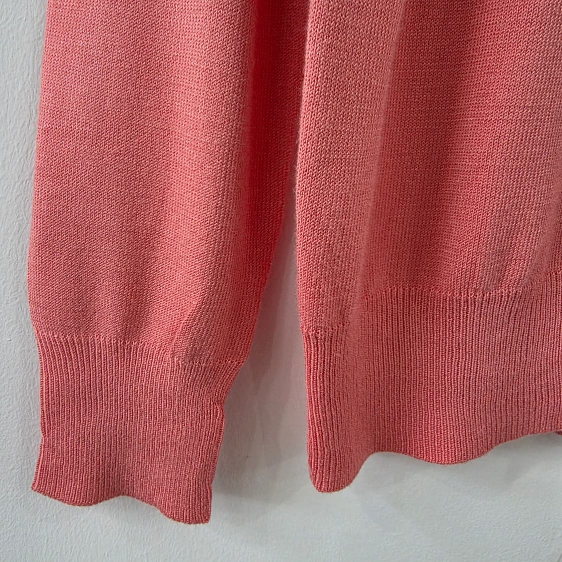 KOBE LETTUCE 코랄핑크 워셔블 라운드 니트 가디건 상품이미지7