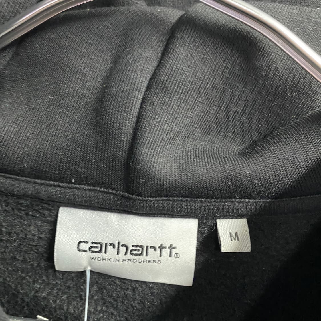 칼하트 WIP 후드캡스 스웨트셔츠 블랙 B4229 상품이미지5