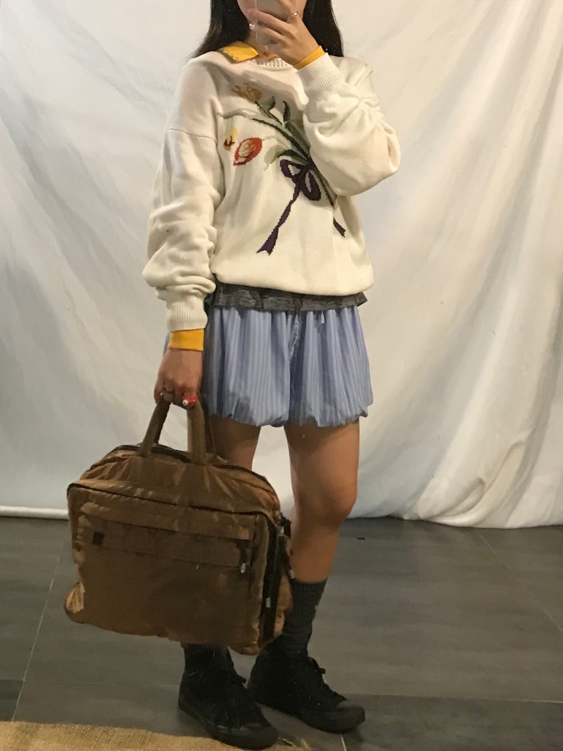 Yohji Yamamoto nylon tote bag 상품이미지5
