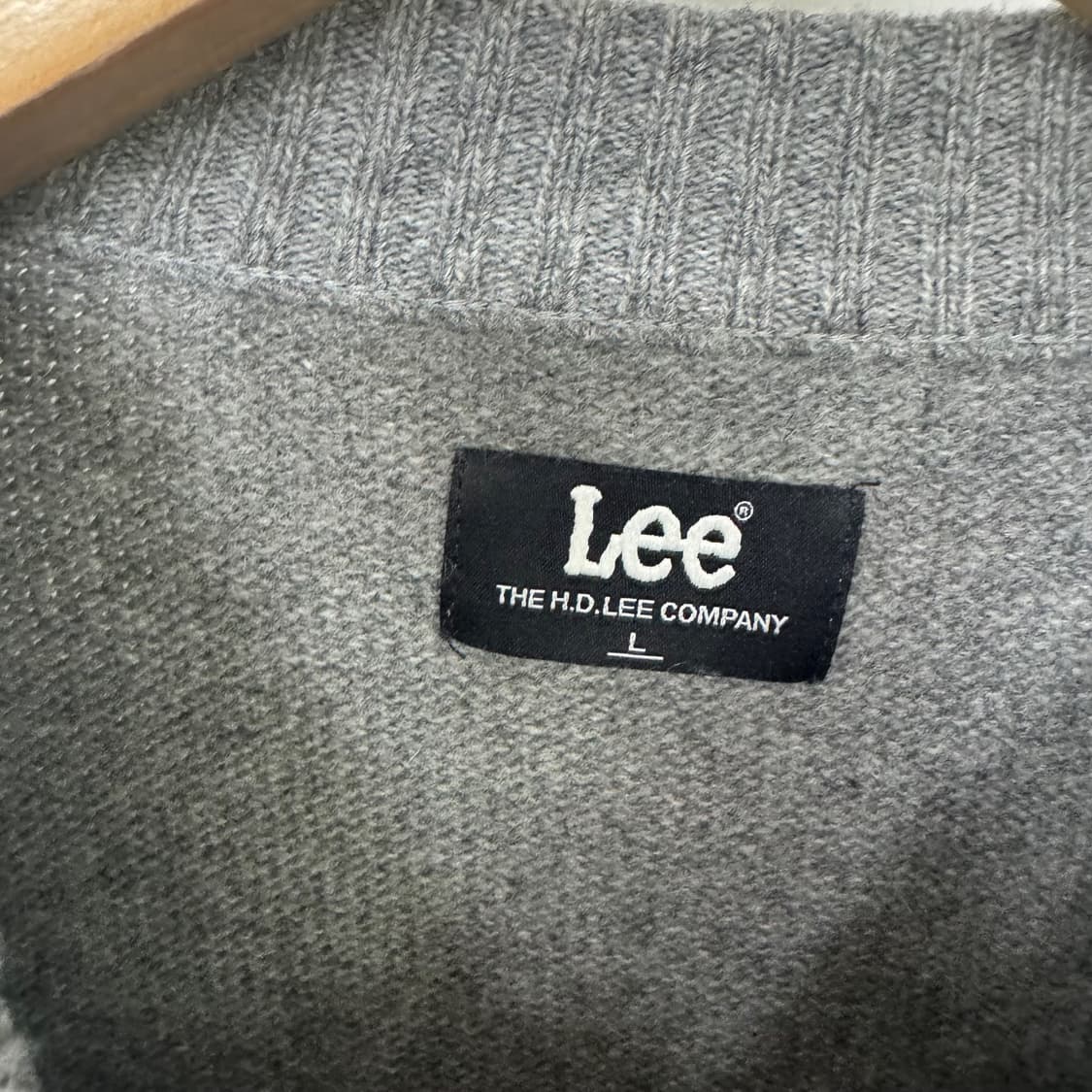 Lee 로고 라운드 니트 상품이미지3