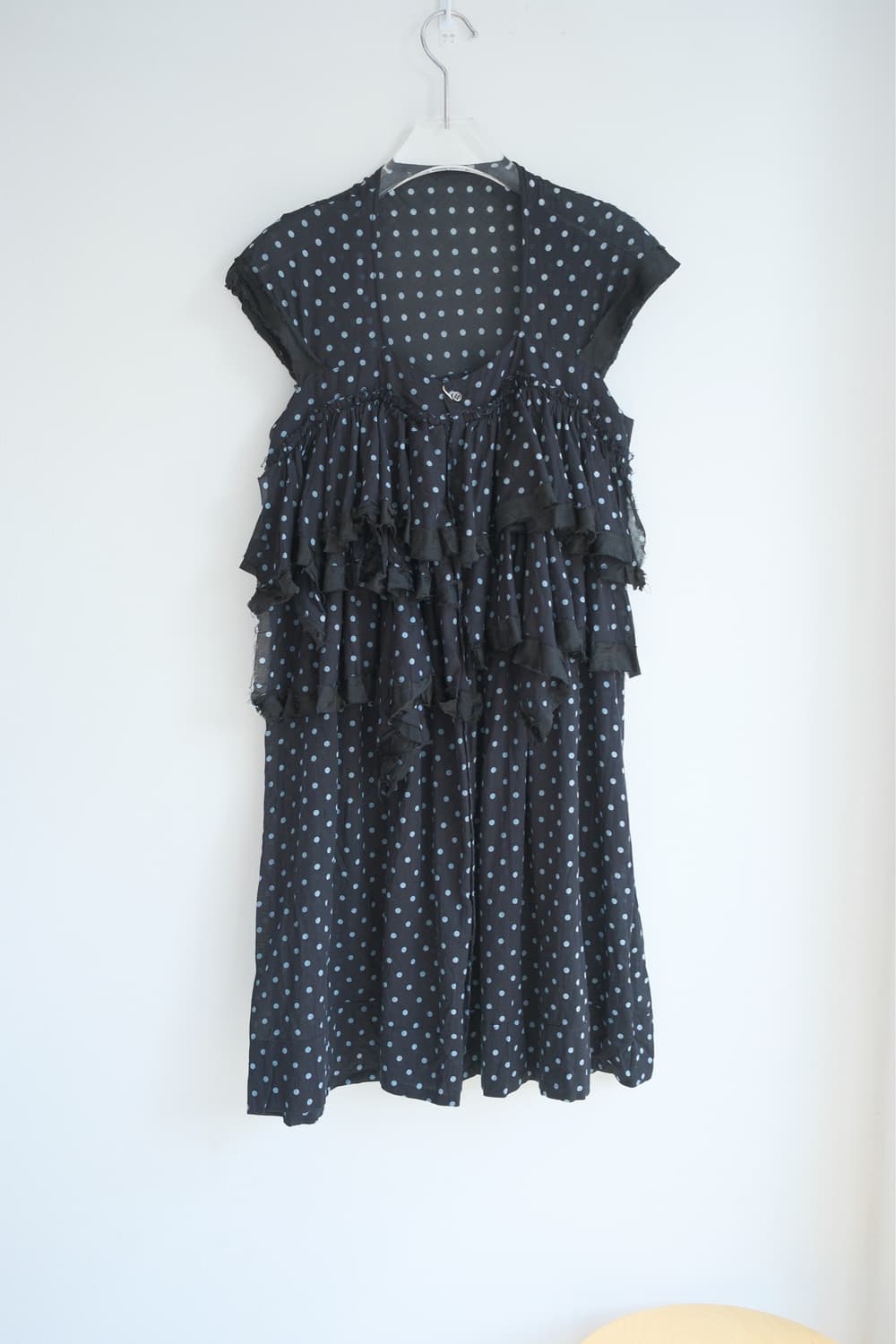 Blue dot frill dress 상품이미지1