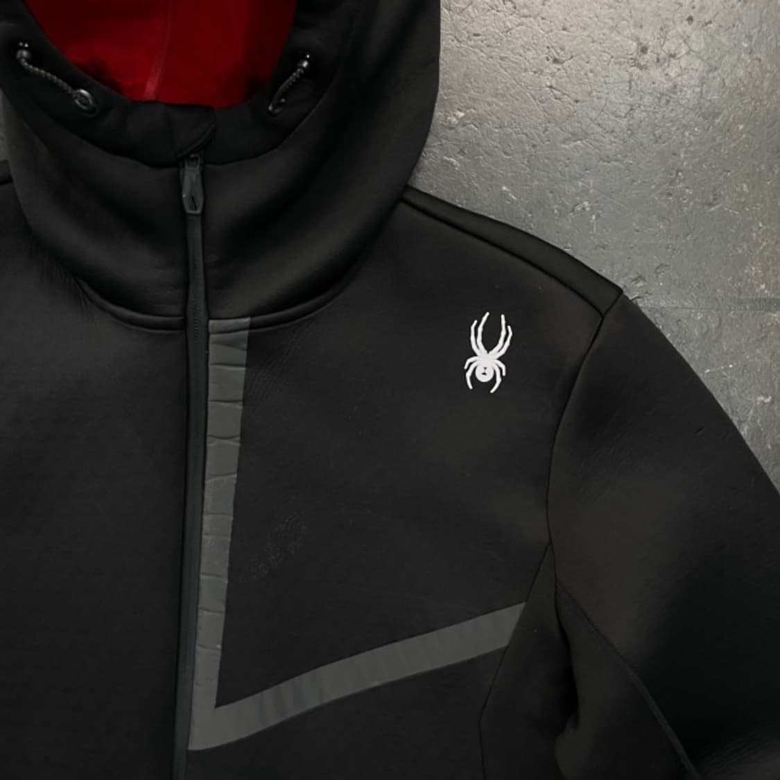 100 스파이더 네오프렌 후드집업 상품이미지2