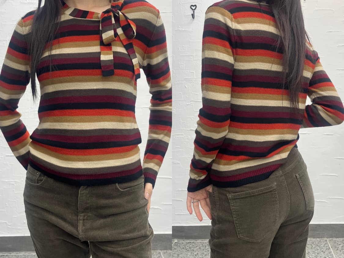 Ribbon autumn knit 상품이미지1