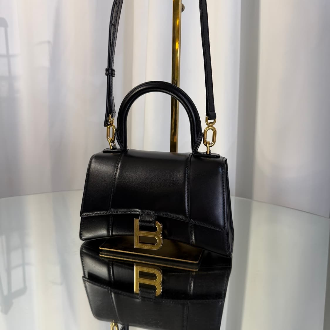 발렌시아가 아워글래스 탑핸들 토트백 XS 상품이미지4