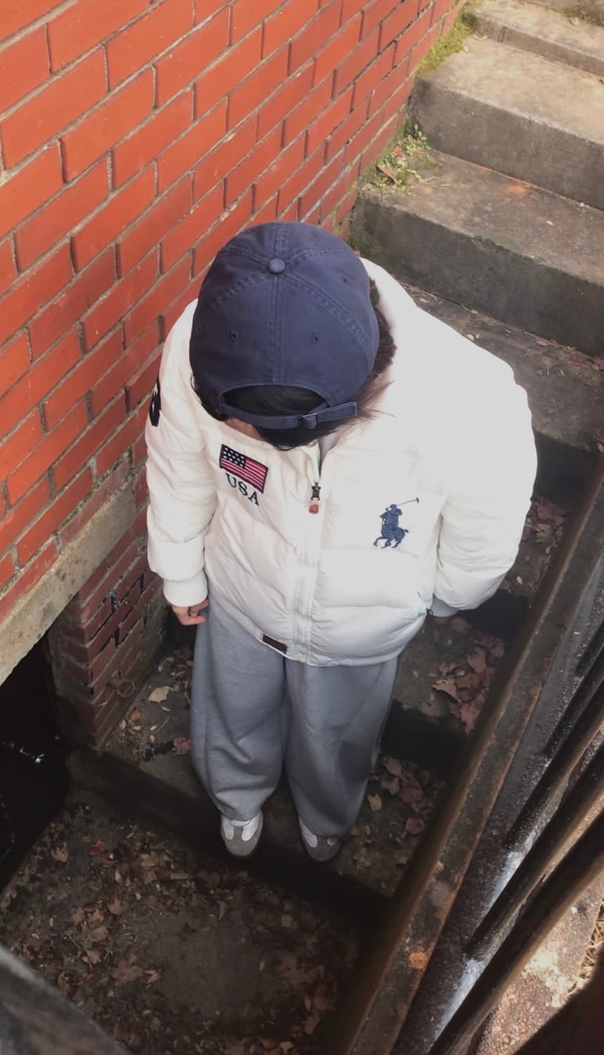 폴로빅포니 성조기 패딩L 상품이미지1