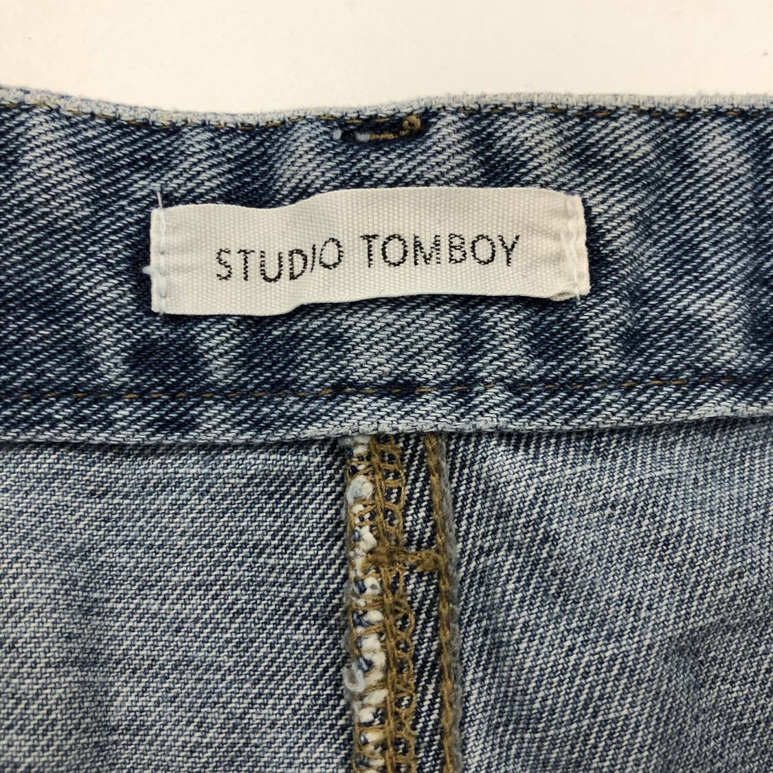 스튜디오톰보이 와이드 데님진 26 인치 상품이미지5