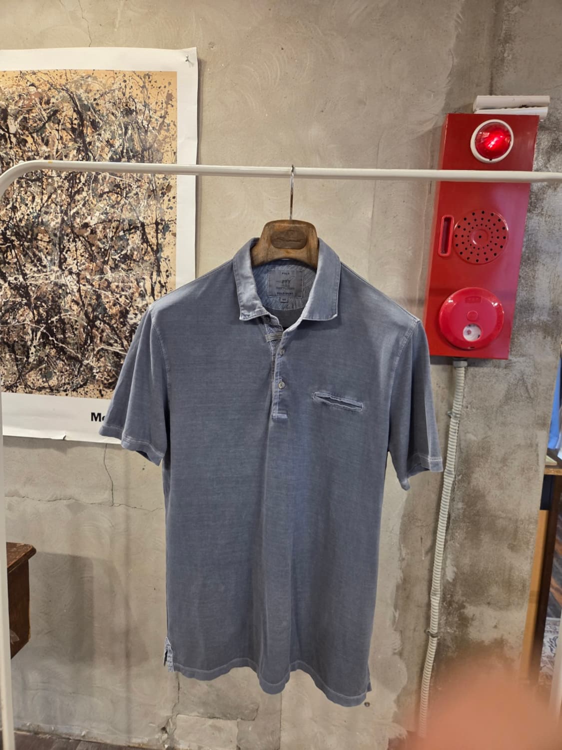 헨리코튼 가먼트다이 PK 티셔츠 상품이미지1