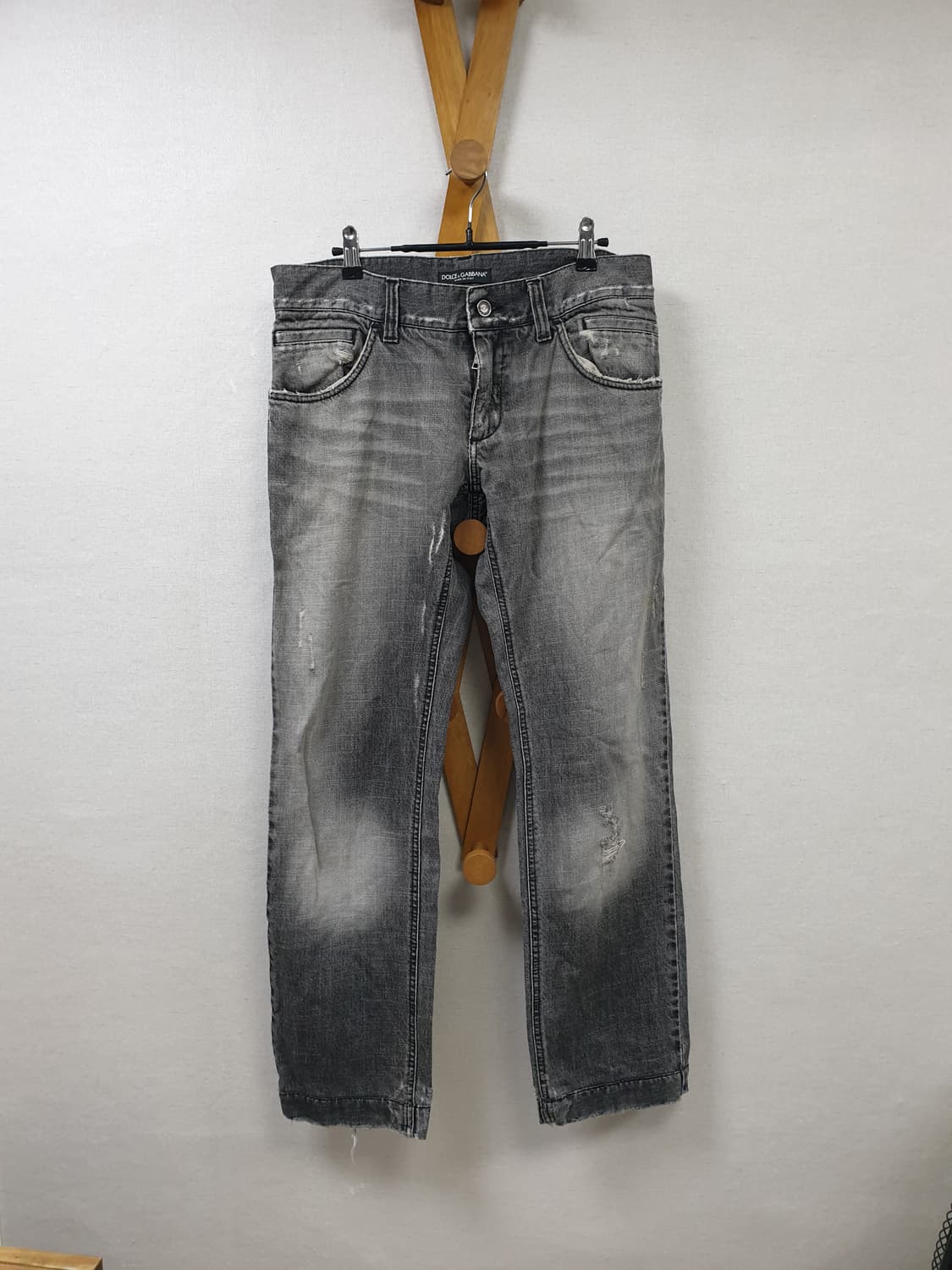 [48/정품] 돌체앤가바나 백플레이트 워싱진 상품이미지1