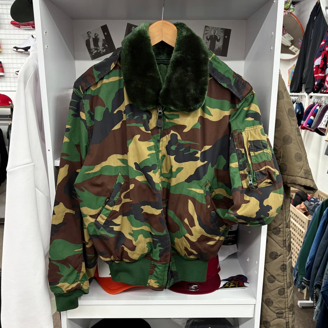 (M) 밀리터리 카모플라쥬 MA-1 탱커 자켓 상품이미지1