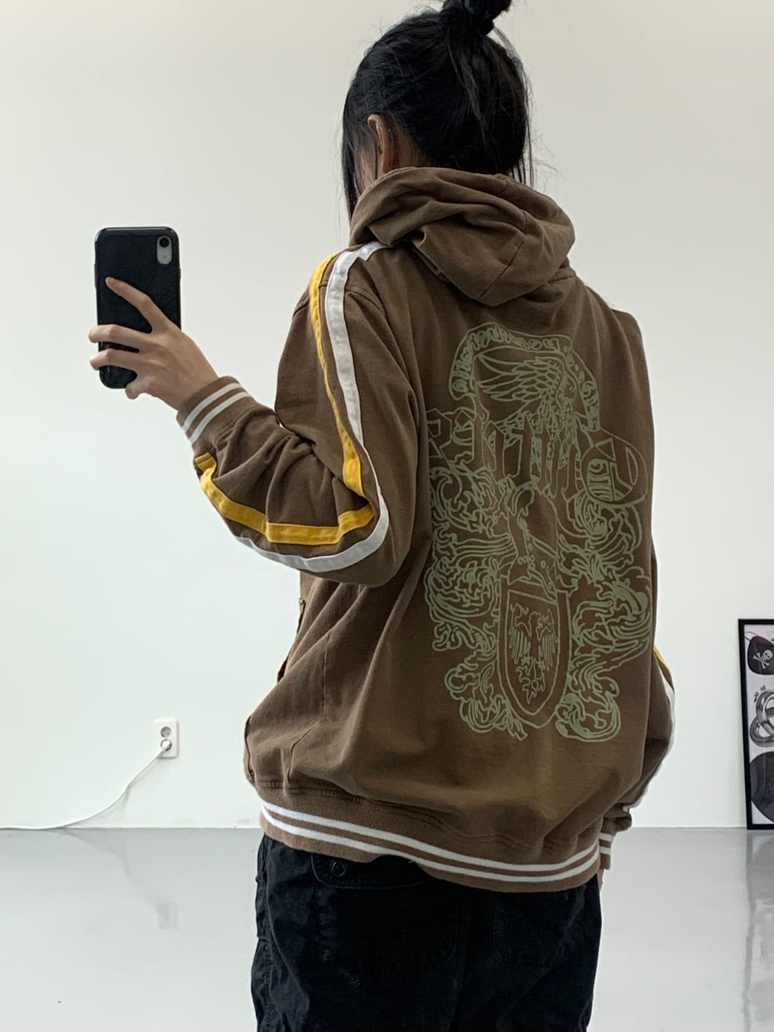 Factory Y2k GraphicZip Up Hoodies 상품이미지2