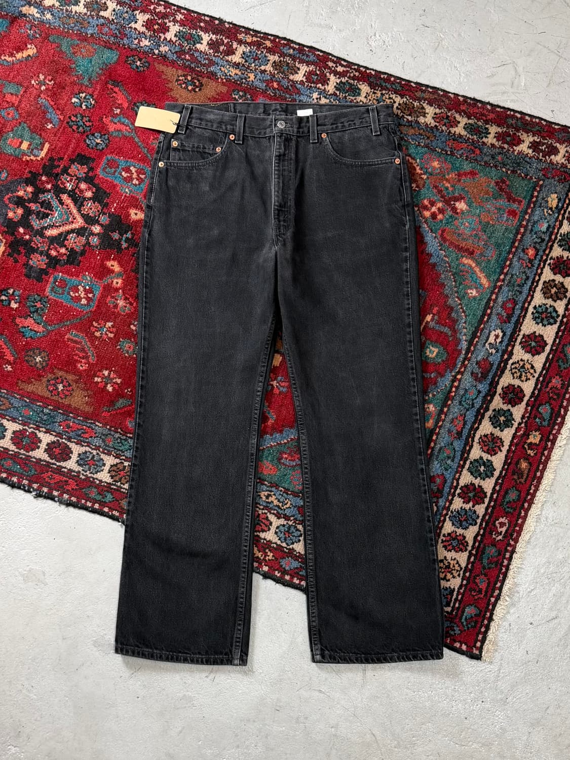90's 빈티지 리바이스 517 블랙 부츠컷 플레어진 상품이미지2