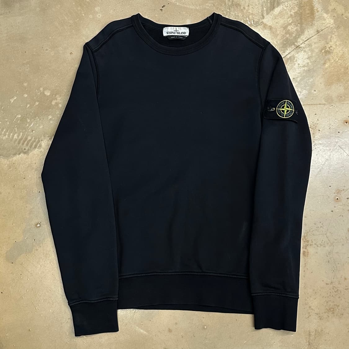 M 스톤아일랜드 블랙 맨투맨 상품이미지2