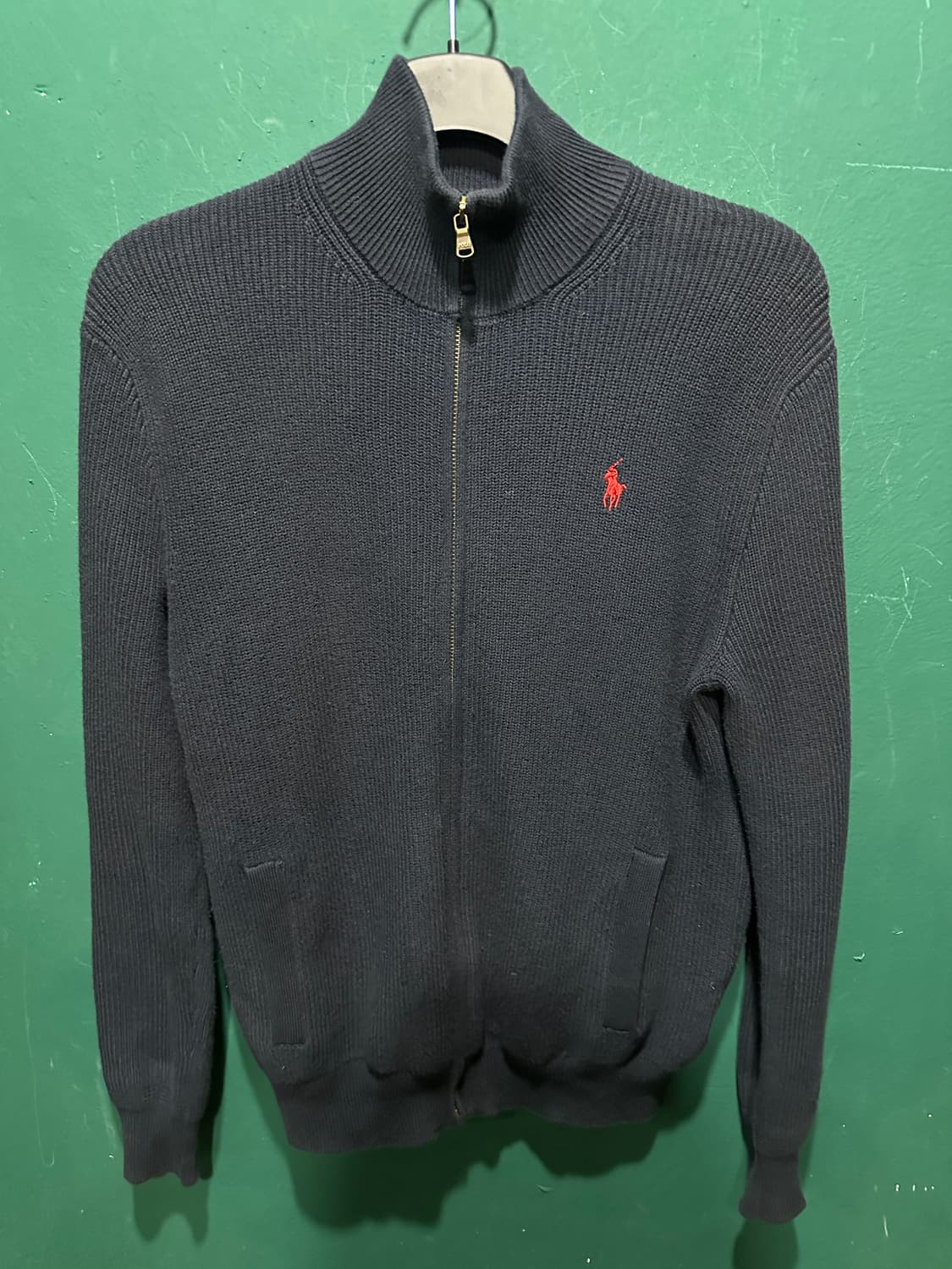 폴로 니트집업 네이버S 상품이미지1