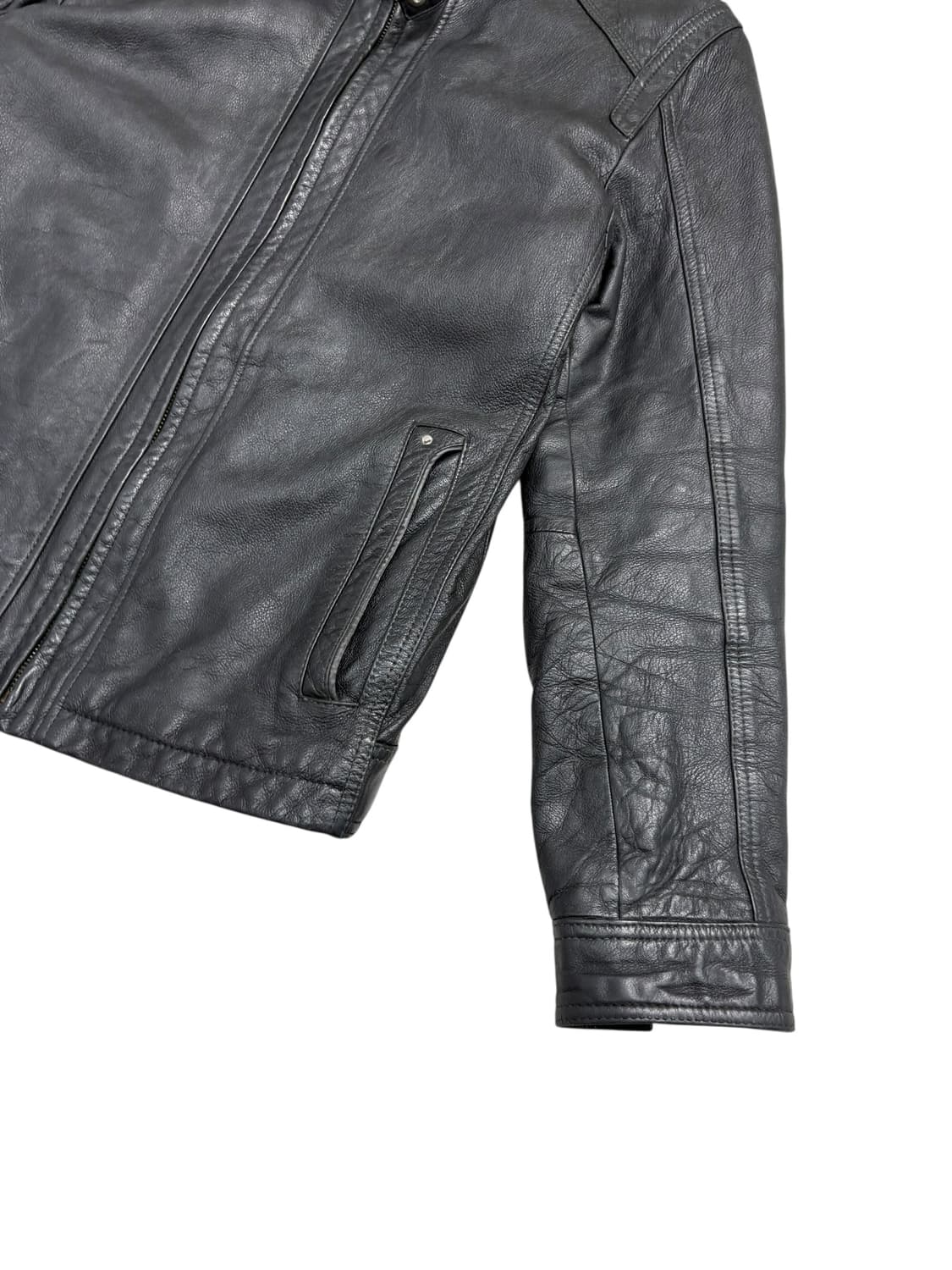 로스차일드 이태리 가죽 자켓 블랙 상품이미지4