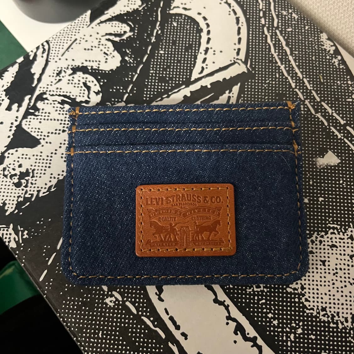 리바이스 데님 카드지갑 새상품 상품이미지1