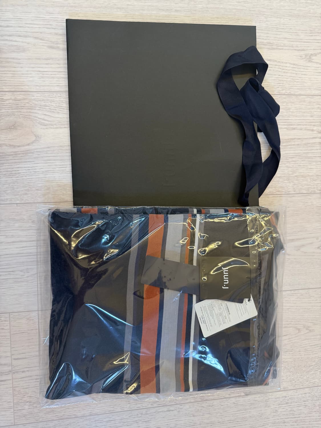 (새상품)25fw 준지 빈티지 세븐 블록 스트라이프 롱슬리브 상품이미지2