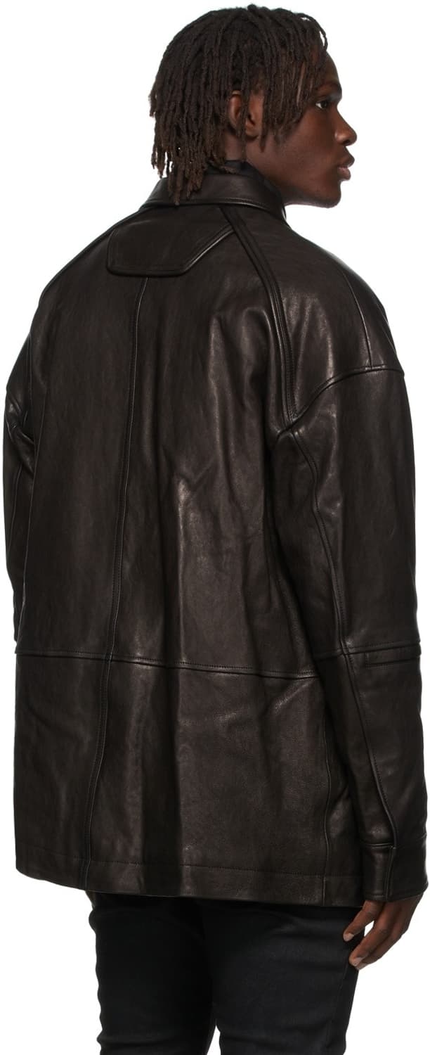 준지 289레더자켓 46사이즈 상품이미지4