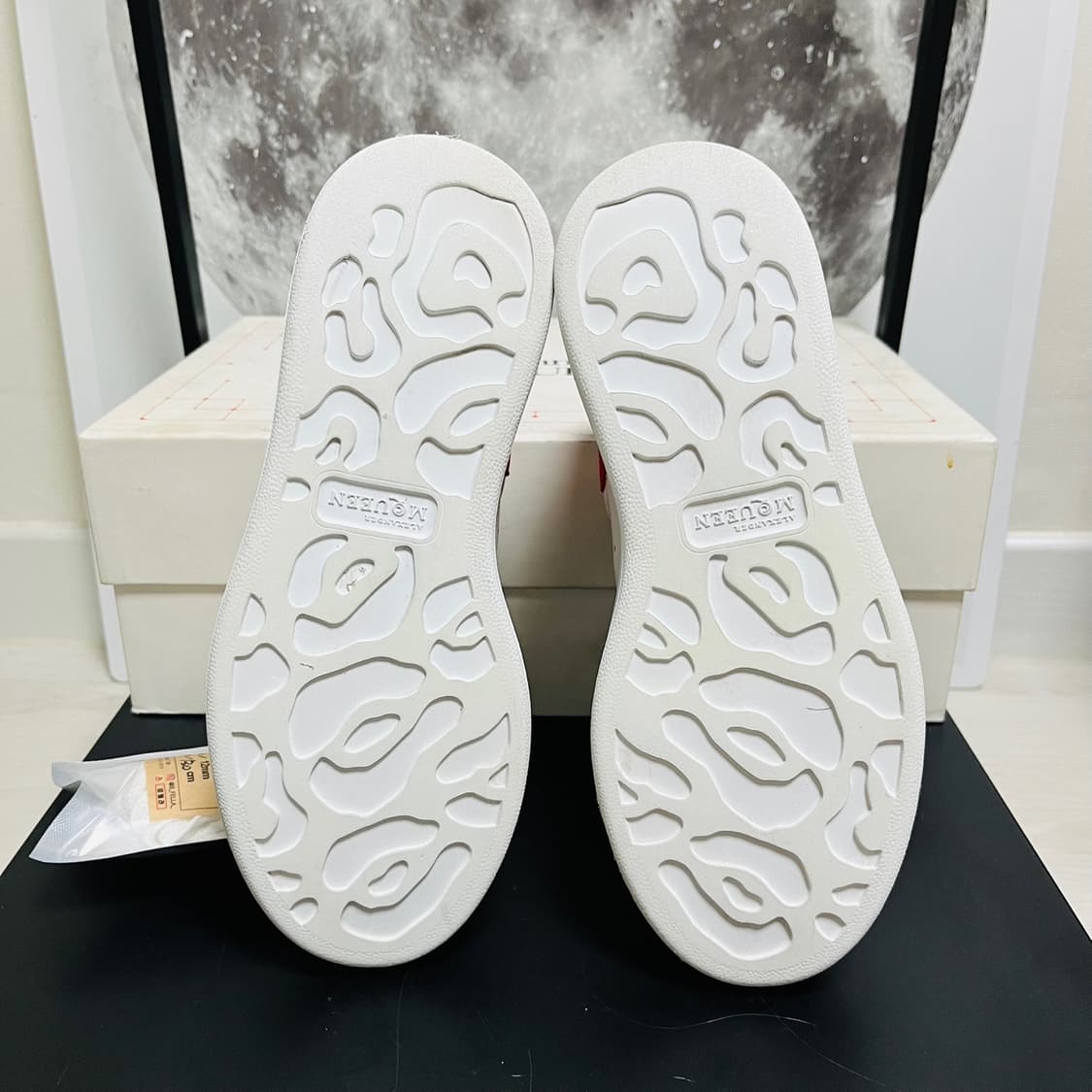 정품 35) 알렉산더 맥퀸 핑크탭 오버솔 스니커즈 225~230 상품이미지5