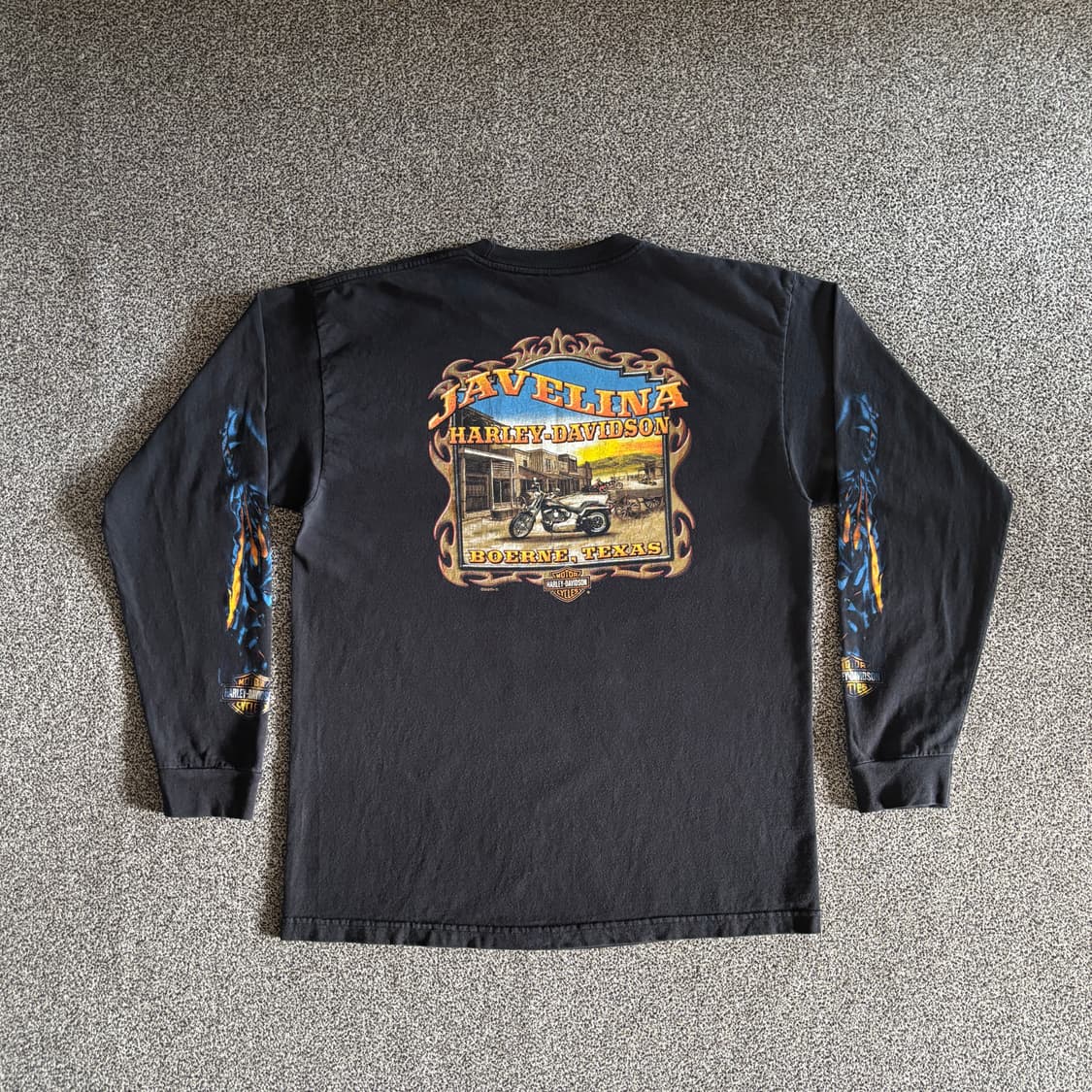 빈티지 할리데이비슨 롱슬리브 티셔츠 상품이미지4