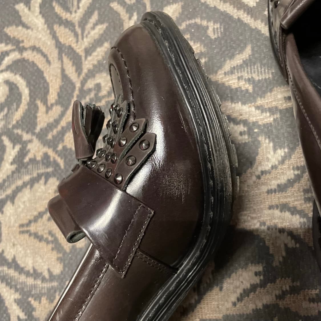 닥터마틴 (우먼) Mairwen 그레이 테슬 로퍼 힐 상품이미지6