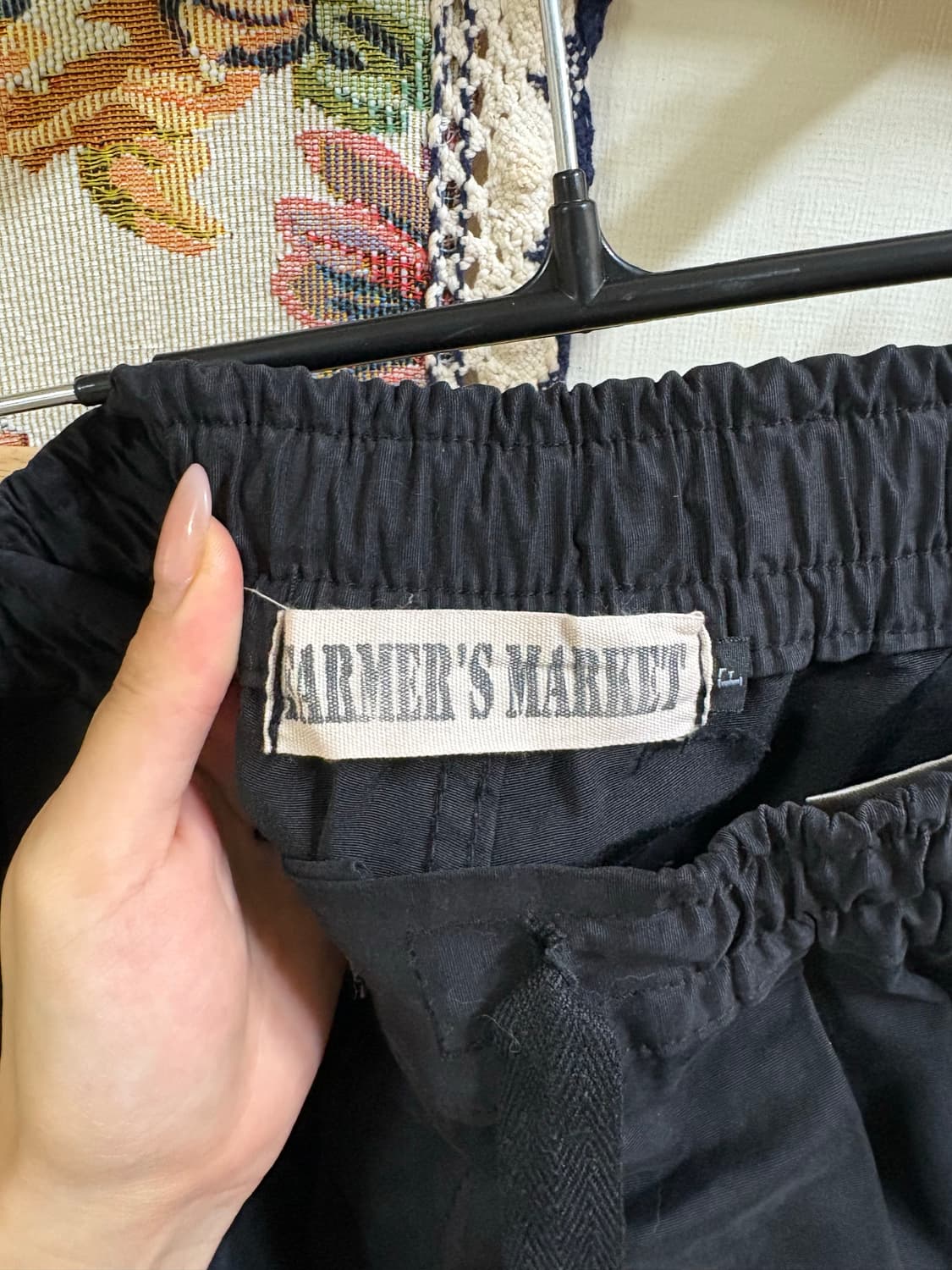 Farmers market 블랙 카고 팬츠  상품이미지3