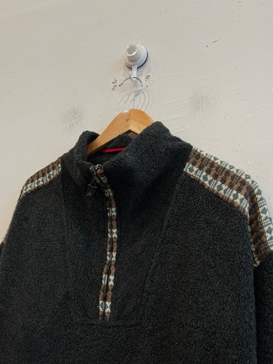 THINKPINK 에스닉 반집업 풀오버 플리스 Made in ITALY 상품이미지4