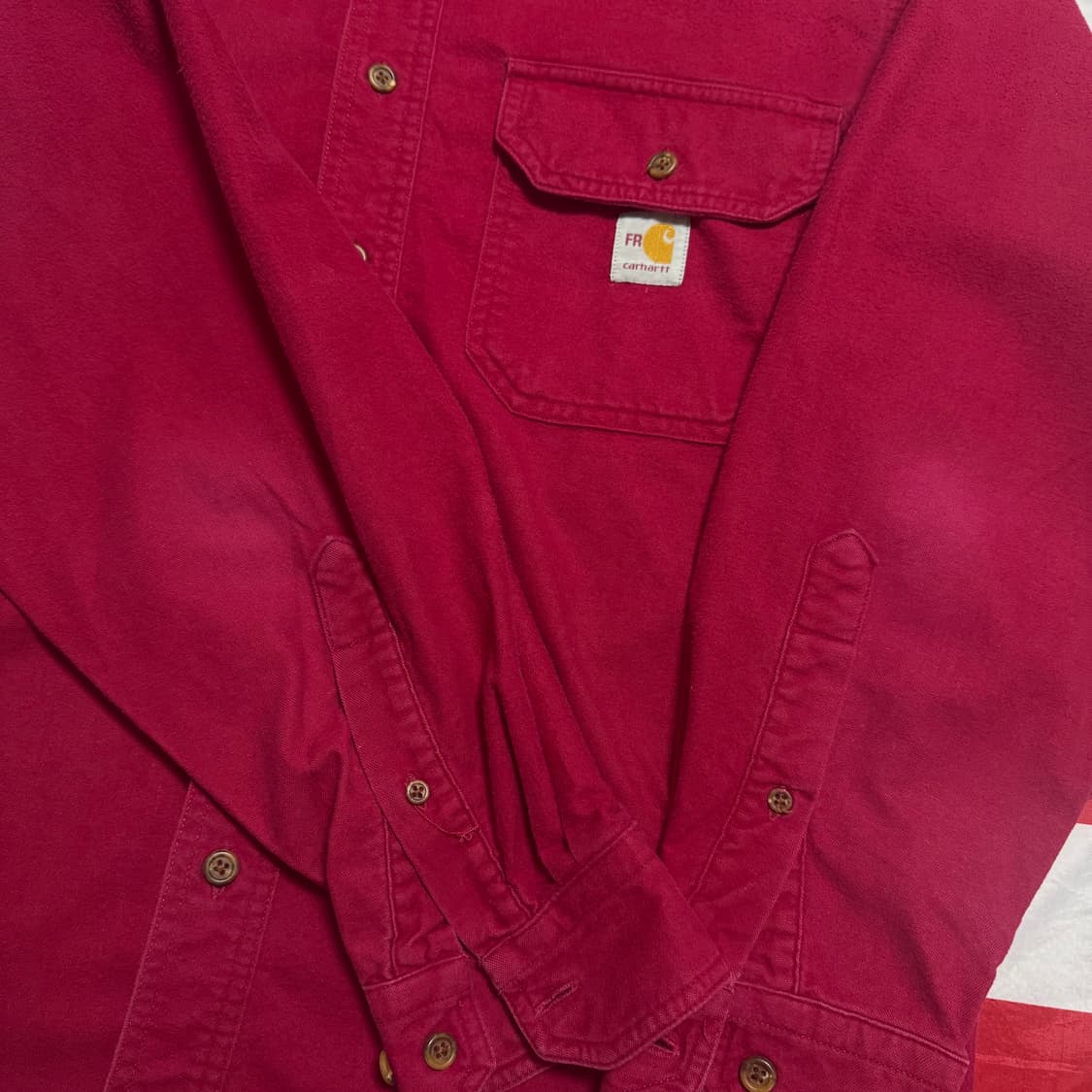 carhartt 칼하트 리메이크 워크 울 셔츠 - no,2 상품이미지3