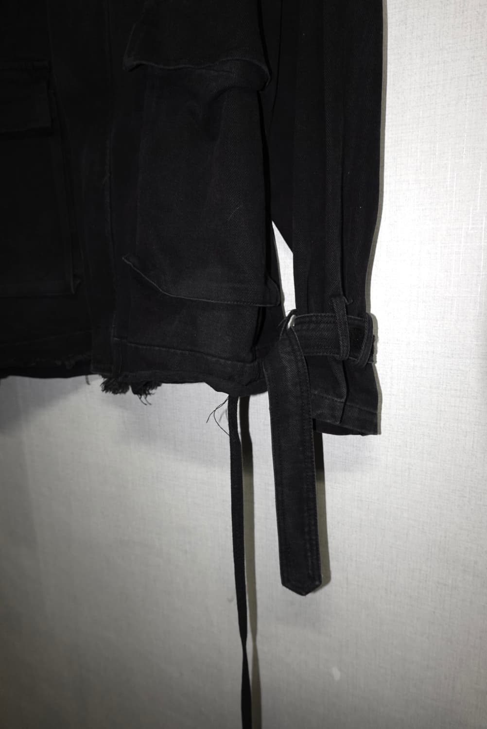 Black denim walker jacket 상품이미지2