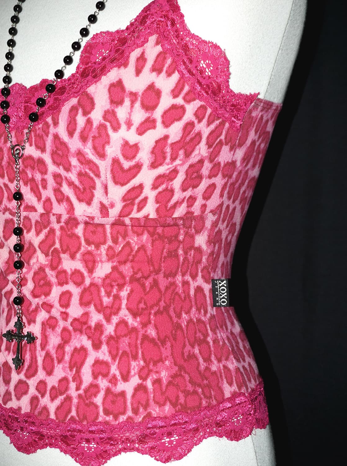 (xoxo) pink camo gyaru top  상품이미지5