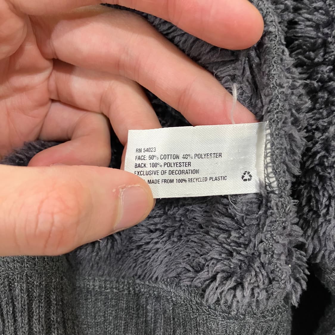 20 갭 보아털 후드집업 상품이미지3