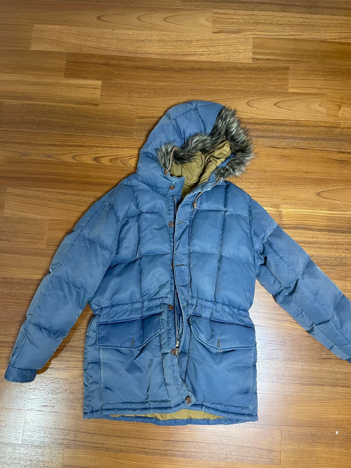 RRL 스틸블루 퀼팅 자켓 (사이즈 XL) 상품이미지1