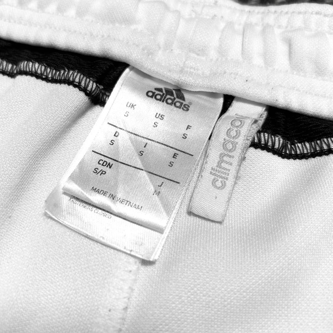 [M] adidas 아디다스 흰/검 트랙 트레이닝 팬츠 상품이미지5